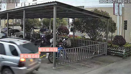 停車場(chǎng)監(jiān)控系統(tǒng)通過AI視頻監(jiān)控實(shí)現(xiàn)火焰識(shí)別報(bào)警服務(wù)